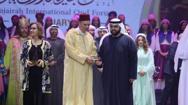 مشاركة مغربية متميزة في الملتقى الدولي للعود والمجلس الوطني للموسيقى يكرم ولي عهد الفجيرة